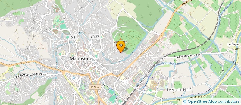 localisation de l'entreprise MADAME SOPHIE GARDET à MANOSQUE