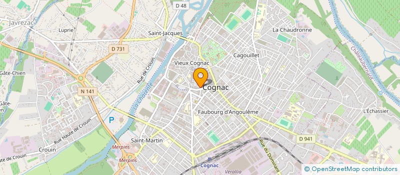 localisation de l'entreprise MADAME SOPHIE GARE à COGNAC