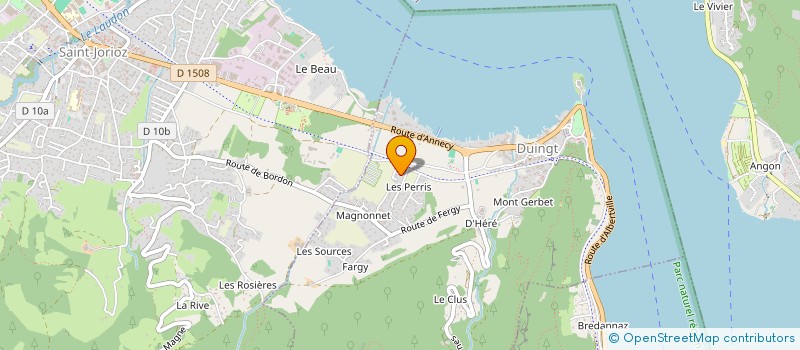 localisation de l'entreprise MADAME SOPHIE GARIOUD  DUINGT