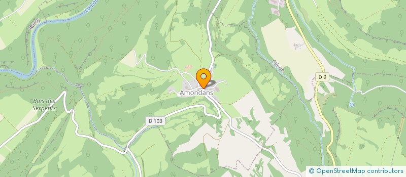 localisation de l'entreprise MADAME SOPHIE GARNIER  AMONDANS