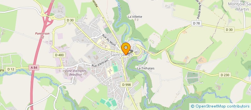 localisation de l'entreprise MADAME SOPHIE GARNIER  SAINT-JAMES