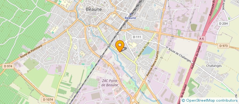 localisation de l'entreprise MADAME SOPHIE GAROU  MONTAGNY-LES-BEAUNE