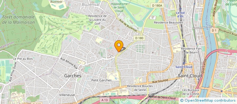 localisation de l'entreprise MADAME SOPHIE GARREAU à GARCHES