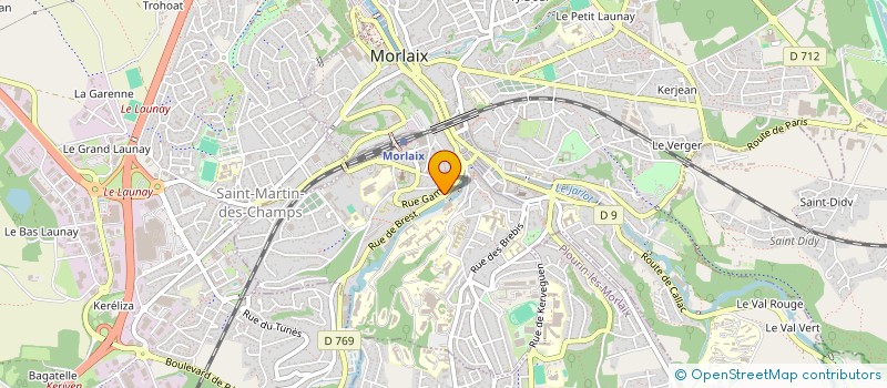 localisation de l'entreprise MADAME SOPHIE GARREC à MORLAIX