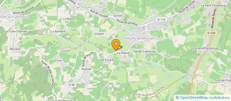 localisation de l'entreprise MADAME SOPHIE GARRIDO à PORTE-DES-PIERRES-DOREES