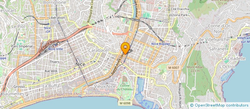 localisation de l'entreprise MADAME SOPHIE GASPARINI à NICE