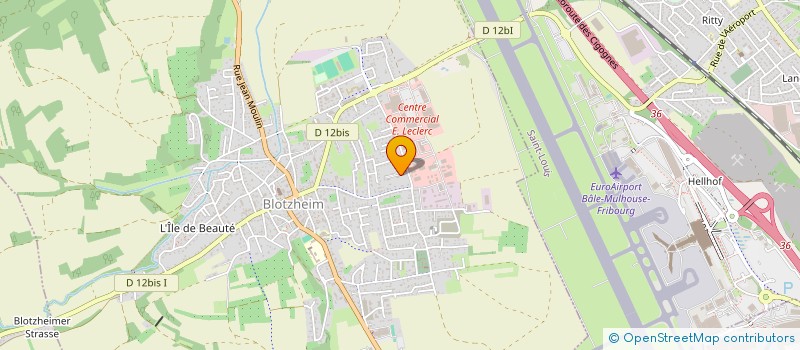 localisation de l'entreprise MADAME SOPHIE GASSER  BLOTZHEIM