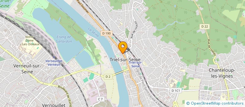 localisation de l'entreprise MADAME SOPHIE GAUDEFROY à TRIEL-SUR-SEINE