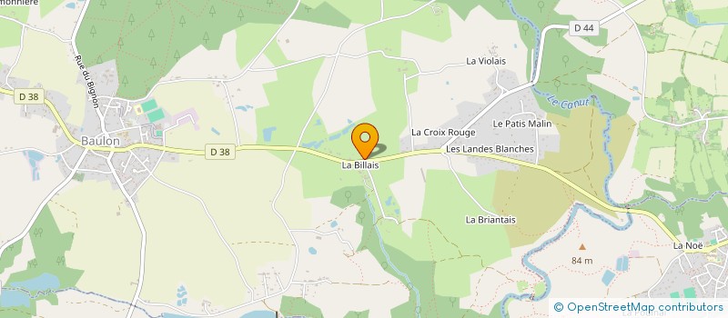 localisation de l'entreprise MADAME SOPHIE GAUDU  BAULON