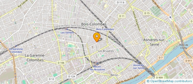 localisation de l'entreprise MADAME SOPHIE GAULTIER à BOIS-COLOMBES