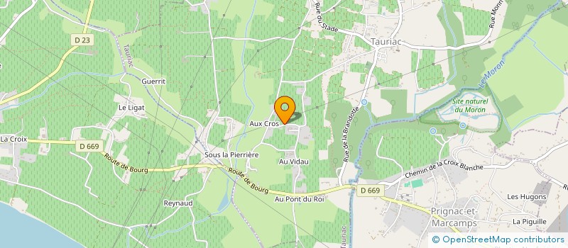 localisation de l'entreprise MADAME SOPHIE GAULTIER  LANSAC