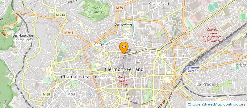 localisation de l'entreprise MADAME SOPHIE GAUMET  CLERMONT-FERRAND