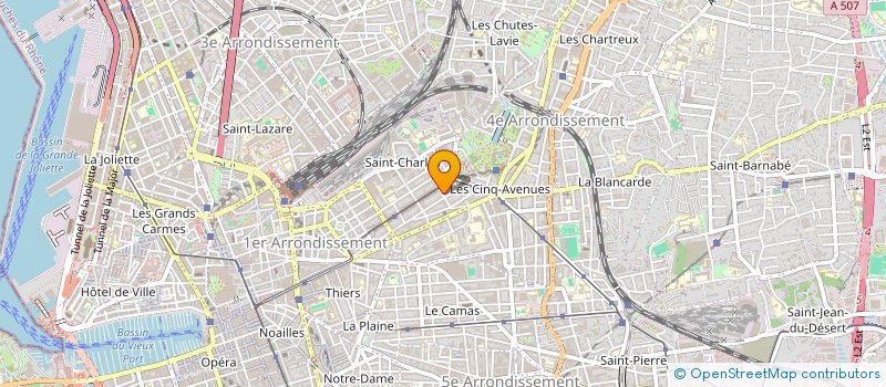 localisation de l'entreprise MADAME SOPHIE GAUTHIER à MARSEILLE