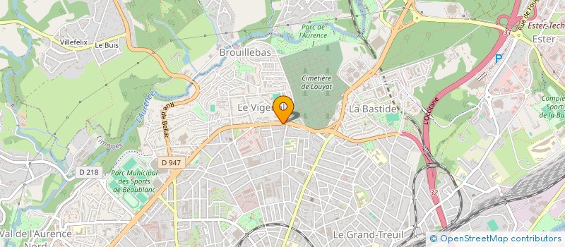 localisation de l'entreprise MADAME SOPHIE GAUTHIER à LIMOGES