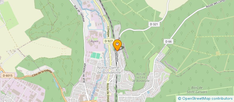 localisation de l'entreprise MADAME SOPHIE GAUTIER  NOTRE-DAME-DE-BONDEVILLE