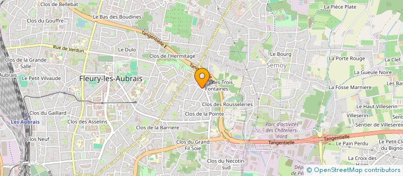 localisation de l'entreprise MADAME SOPHIE GAUTIER à ORLEANS