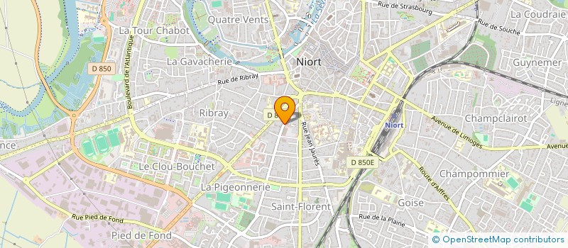 localisation de l'entreprise MADAME SOPHIE GENEST à NIORT