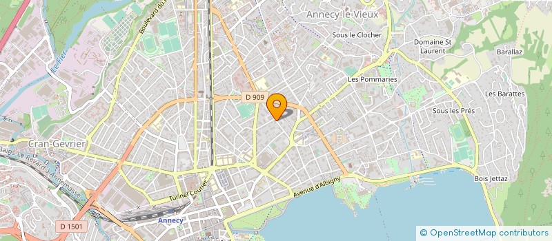 localisation de l'entreprise MADAME SOPHIE GENIER à ANNECY