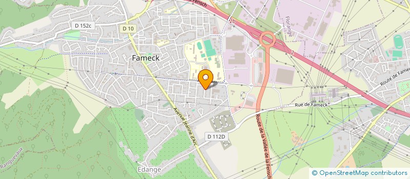 localisation de l'entreprise MADAME SOPHIE GENTILE  FAMECK