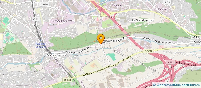 localisation de l'entreprise MADAME SOPHIE GENTILINI à LES PENNES-MIRABEAU
