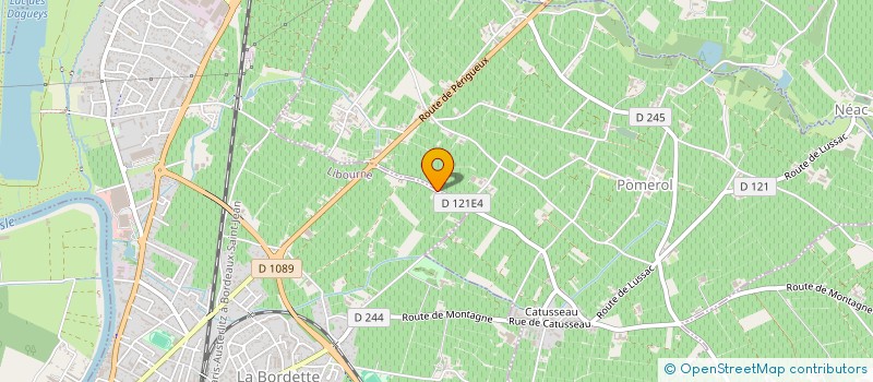 localisation de l'entreprise MADAME SOPHIE GENY à LIBOURNE