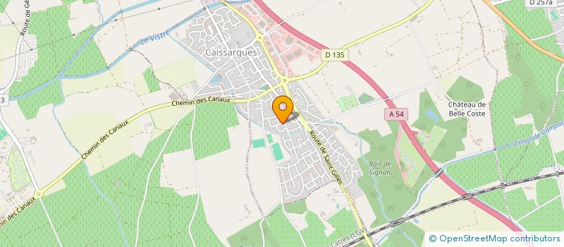 localisation de l'entreprise MADAME SOPHIE GEOFFROY à CAISSARGUES