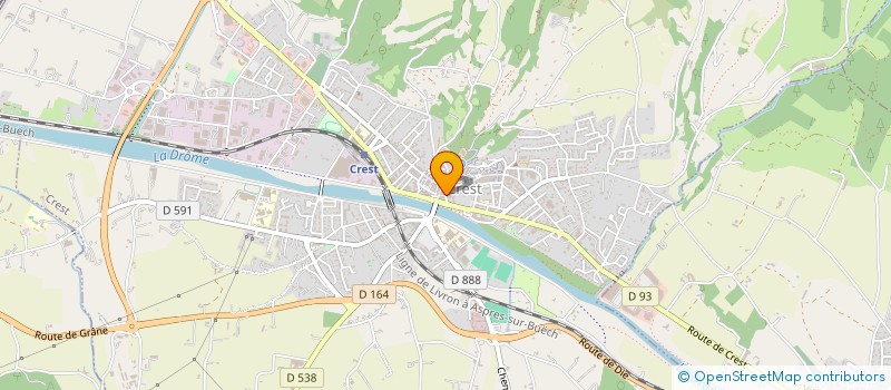 localisation de l'entreprise MADAME SOPHIE GHIZZO  CREST