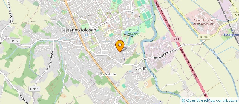 localisation de l'entreprise MADAME SOPHIE GIBAUD à CASTANET-TOLOSAN