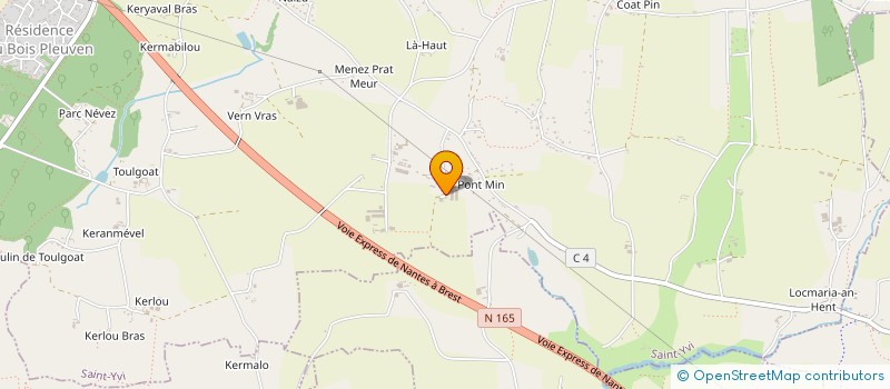 localisation de l'entreprise MADAME SOPHIE GICQUEL  SAINT-YVI