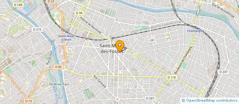 localisation de l'entreprise MADAME SOPHIE GILBERT à SAINT-MAUR-DES-FOSSES