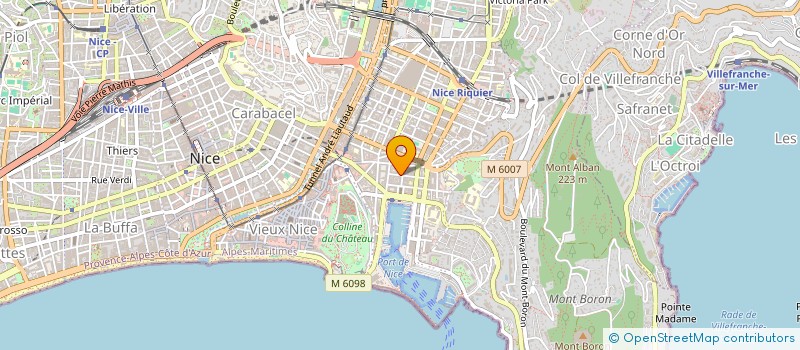 localisation de l'entreprise MADAME SOPHIE GILLET à NICE