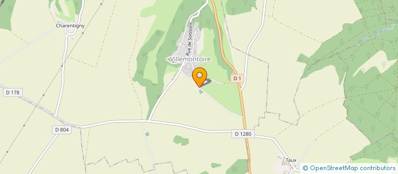 localisation de l'entreprise MADAME SOPHIE GILLETTE  VILLEMONTOIRE