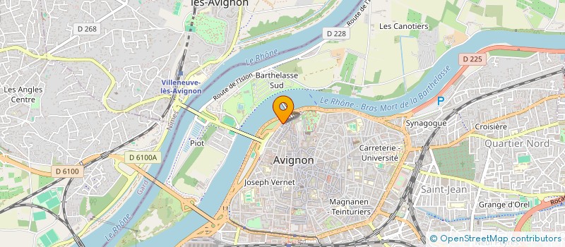 localisation de l'entreprise MADAME SOPHIE GILLETTE MATHIEU  AVIGNON