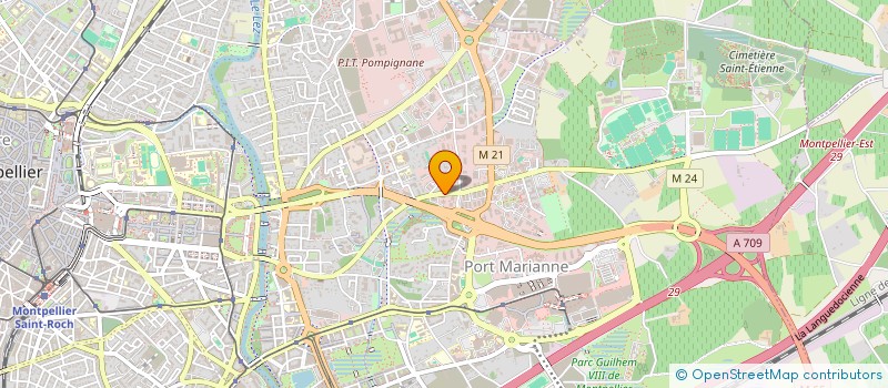 localisation de l'entreprise MADAME SOPHIE GILLI  MONTPELLIER