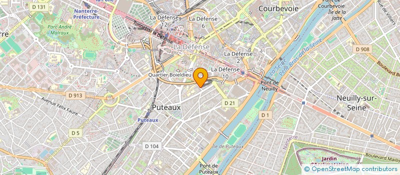 localisation de l'entreprise MADAME SOPHIE GILLIER à PUTEAUX