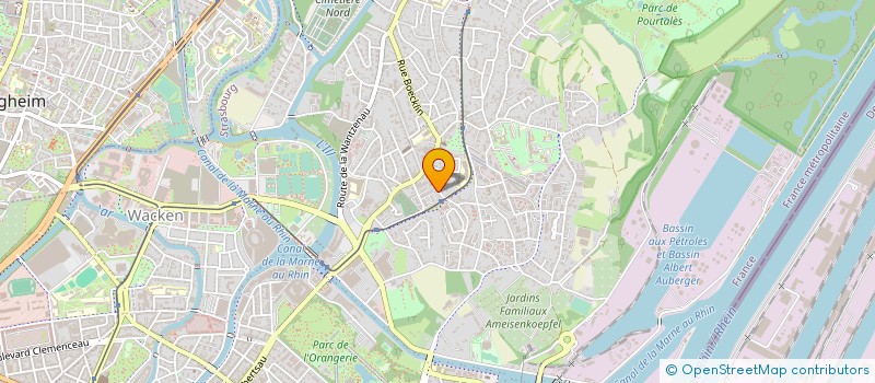 localisation de l'entreprise MADAME SOPHIE GILOTTE à STRASBOURG