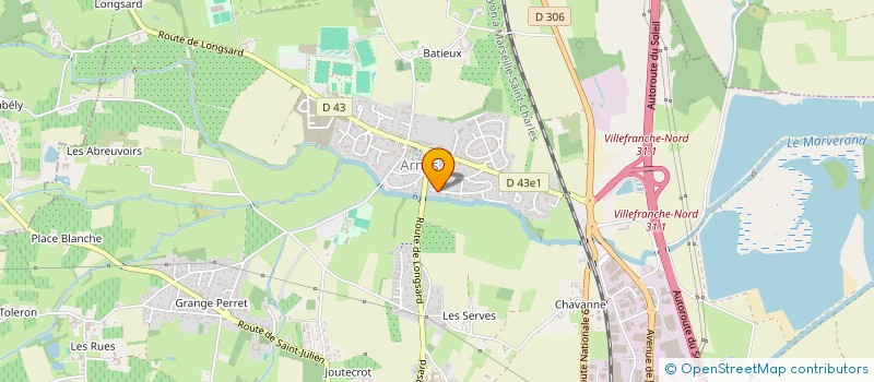 localisation de l'entreprise MADAME SOPHIE GINIAUX  ARNAS