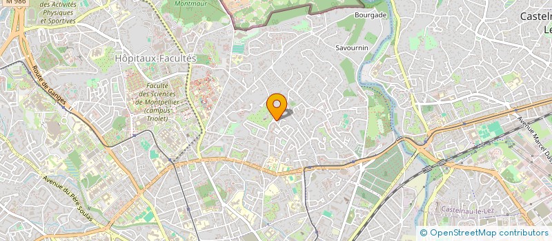 localisation de l'entreprise MADAME SOPHIE GIRARD à MONTPELLIER