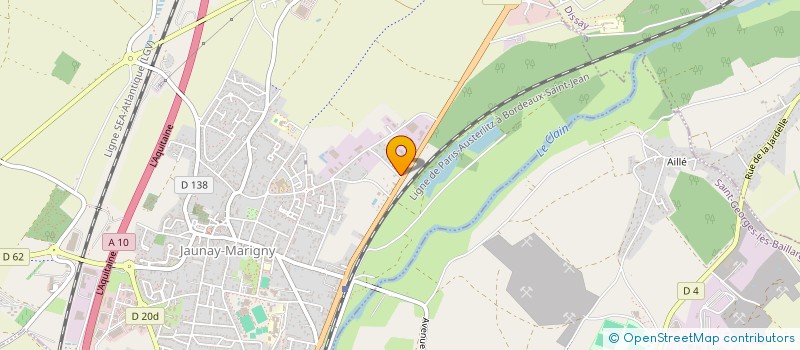 localisation de l'entreprise MADAME SOPHIE GIRARDEAU  JAUNAY-MARIGNY