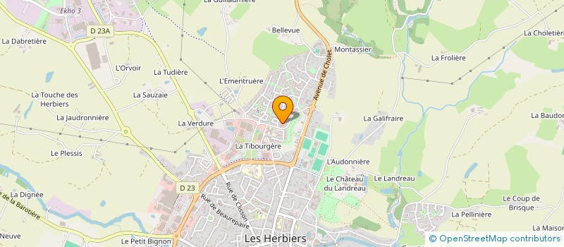 localisation de l'entreprise MADAME SOPHIE GIRARDEAU à LES HERBIERS