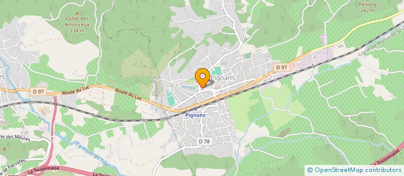 localisation de l'entreprise MADAME SOPHIE GIRAUD  PIGNANS