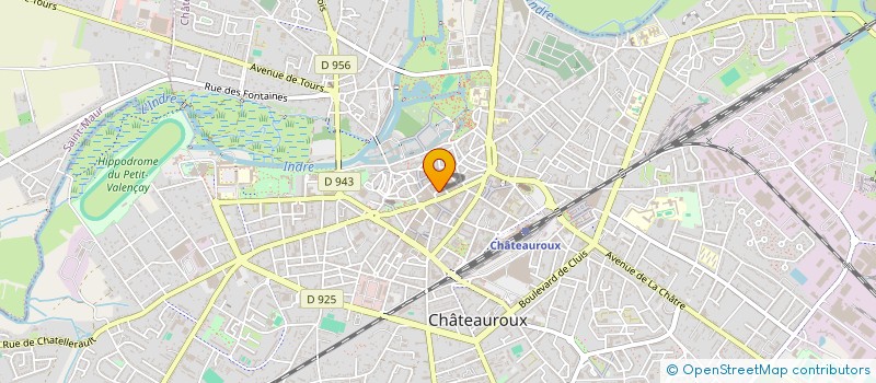 localisation de l'entreprise MADAME SOPHIE GIROUARD à CHATEAUROUX