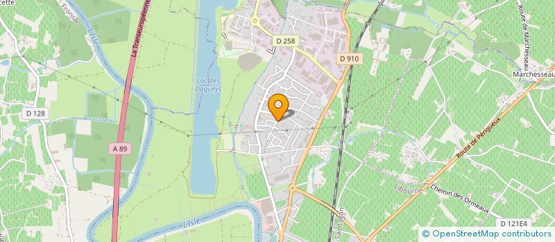 localisation de l'entreprise MADAME SOPHIE GISELE DUPRAY à LIBOURNE