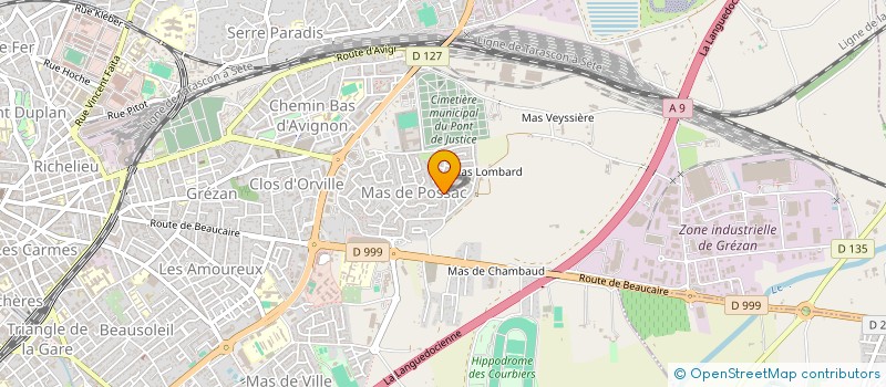 localisation de l'entreprise MADAME SOPHIE GLACHANT  NIMES