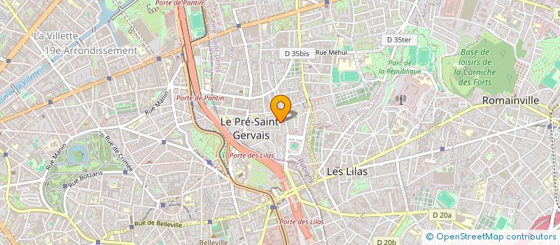 localisation de l'entreprise MADAME SOPHIE GLAZIOU à LE PRE-SAINT-GERVAIS