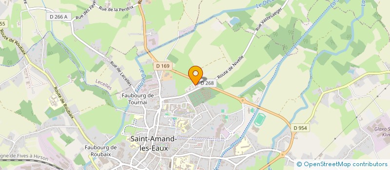 localisation de l'entreprise MADAME SOPHIE GLINEUR à SAINT-AMAND-LES-EAUX