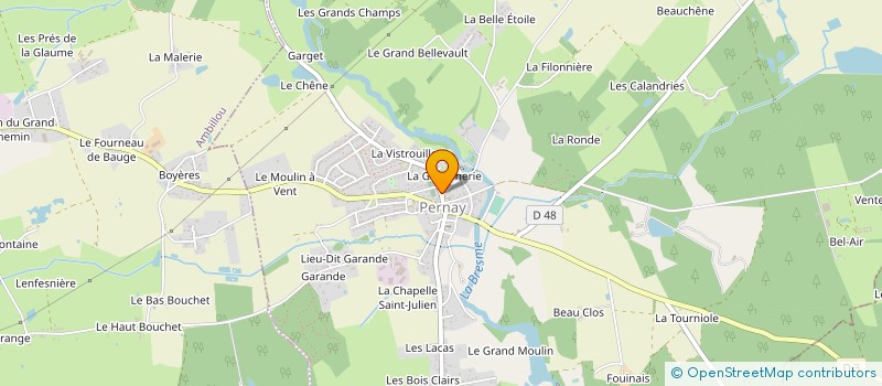 localisation de l'entreprise MADAME SOPHIE GODARD  PERNAY