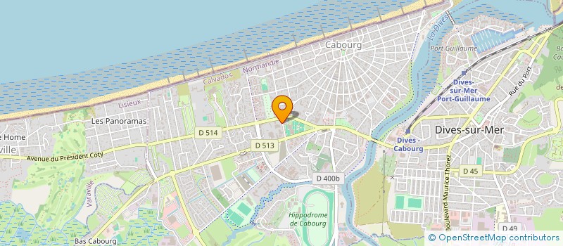 localisation de l'entreprise MADAME SOPHIE GODEFROY  CABOURG