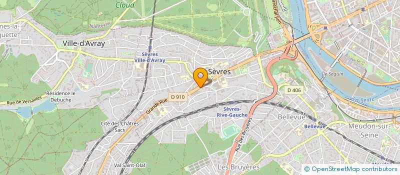 localisation de l'entreprise MADAME SOPHIE GOMARD à SEVRES