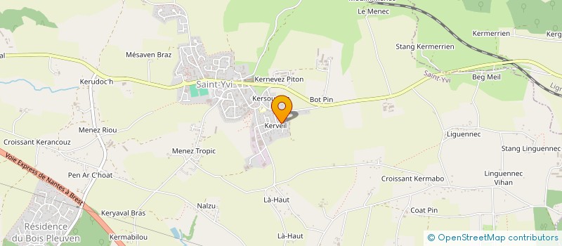 localisation de l'entreprise MADAME SOPHIE GOMEZ  SAINT YVI